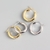 Argollas Acero Inoxidable - Aguja de plata S925 - tienda online