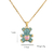 Collar Osito Teddy - Cobre chapado en oro - tienda online
