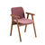 Cadeira Match Fixa Pé Palito com Braço de Madeira Envernizada Cavaletti - (Cód. 6119) na internet