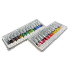 Set Daler Rowney con 24 acuarelas en tubo de 12ml