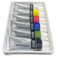 Set Daler Rowney con 6 acuarelas en tubo de 12ml