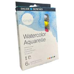 Set Daler Rowney con 6 acuarelas en tubo de 12ml - comprar en línea