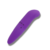 Vibrador Com Toque Aveludado A Pilha - G-Spot - Roxo