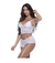 Lingerie Croppet Hot Love - Branco