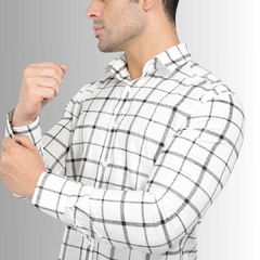 Camisa Básica Eduardo Slim Fit Ml Quadriculada