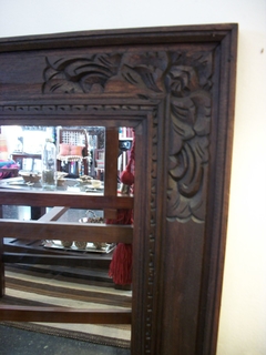 Espejos con marco de madera tallada - tienda online