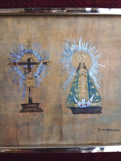 Pintura Señor y Virgen del Milagro