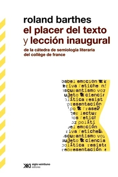 El placer del texto y lecciÃ³n inaugura