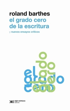 El grado cero de la escritura