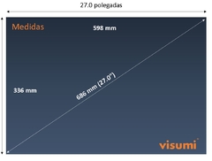 Filtro De Privacidade visumi - para monitores 27.0" - visumi