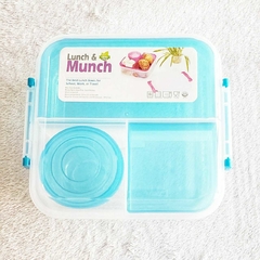 LUNCHERA HERMETICA DIVISORA CUADRADA DOBLE BPA FREE - comprar online