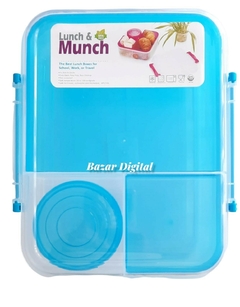 LUNCHERA HERMETICA DIVISORA RECTANGULAR DOBLE BPA FREE - comprar online