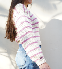 Sweater Rayas Tierra - comprar online