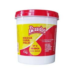 MASSA DE POLIR Nº 2 BRANCA 1KG - PÉROLA - loja online