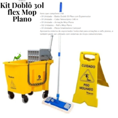 Kit Doblô 30 Litros Flex MOP Plano - comprar online