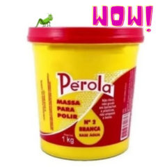 MASSA DE POLIR Nº 2 BRANCA 1KG - PÉROLA - comprar online