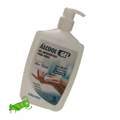 ÁLCOOL EM GEL ANTISSÉPTICO COM ALOE E VERA - PUMP UP -1 LITRO RENKO na internet