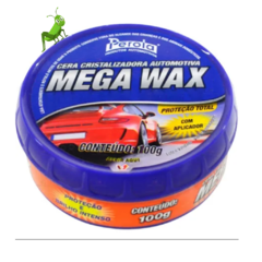 CERA CRISTALIZADORA MEGA WAX COM APLICADOR - 100G - PÉROLA