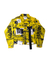 badass jaqueta tie dye amarela customizada