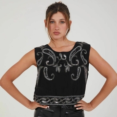 Art.3520 Blusa bordada dama - comprar online