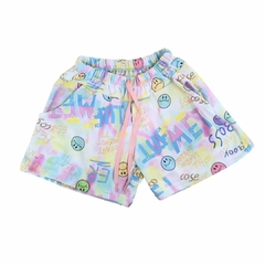 Art.6695 Short nena rustico estampado con bolsillos en internet