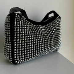 Art.2242 Cartera gamuza con strasss