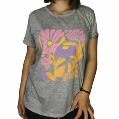 Art.1424 Remera dama algodón estampada - tienda online