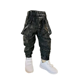 Art.9765 Jogger jean bebe con tira