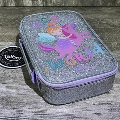 Art.9392 Canopla glitter "HADA CON UNICORNIO" - comprar online