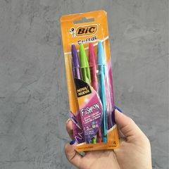 Art.9433 Bolígrafo BIC FASHION x4 colores