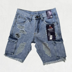 Art.133 Bermudas jeans hombre cargo ESPECIAL 48 AL 54