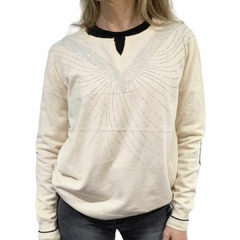 Art.8391 Sweater dama hilo con stras