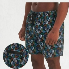 Art.8115 Short de baño spandex estampado hombre