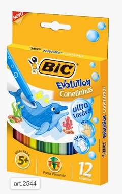 ART 2544 MARCADOR BIC LAVABLE X12