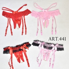 Art 441 Porta Ligas Lycra/Encaje