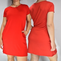 Art 4420 Vestido modal c/bolsillo - comprar online