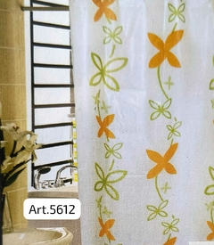 Art.5612 Cortina de baño con ganchos