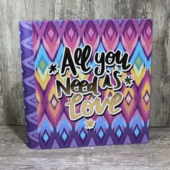 Art.2957 Carpeta carta "ALL YOU NEED IS LOVE"