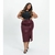 Saia Plus Size Midi Com Cinto Moda Evangélica com Fenda - comprar online