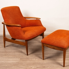 Charm Wood Chair - Orange Brick