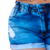 Short jeans com lycra blue color premium 153642-Indy