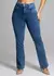 Calça jeans feminina reta 277593 - Sawary - loja online