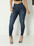 Calça jeans skinny Pitbull cós super alto modelador com empina bumbum ref. 67755 - loja online