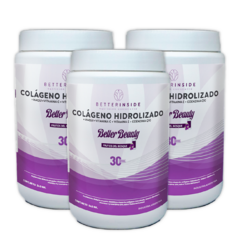 Suplemento Better Beauty Colágeno Hidrolizado 343g X3 Potes