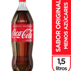 Gaseosa Coca Cola 1.5l Original menos Azucares