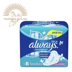 Toallitas Always 8u Seca Maxi Proteccion