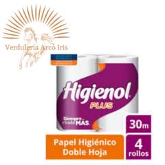 Papel Higienico Higienol Doble Hoja 30 metros 4 Rollos