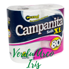 Papel Higienico Campanita 80m Solft Xl