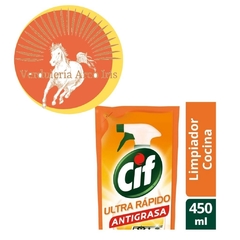 Limpiador CIF Antigrasa Ultra Rapido Doypack 450 Ml