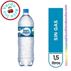 Agua Mineral Natural Sin Gas BonAqua 1.5 Litros